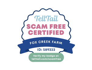 TellTail badge verified scam free breeder