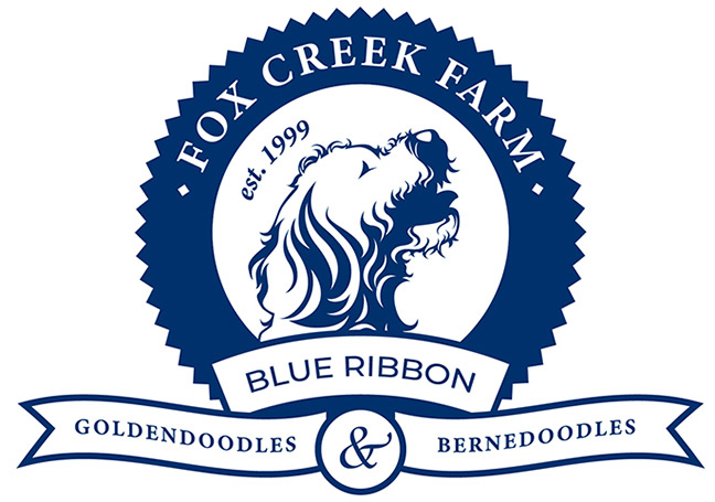 Fox Creek Farm Logo in blue for website