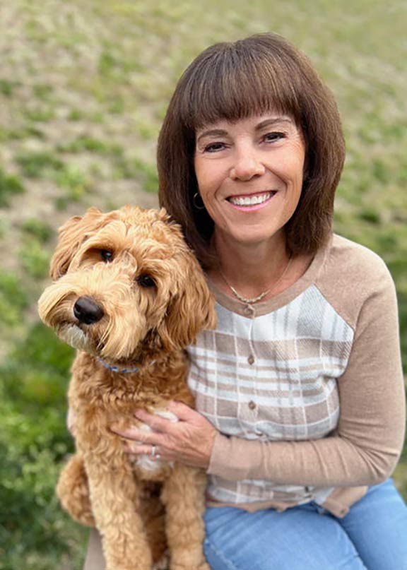 Photo of Amy Lane, the owner of Fox Creek Farm Serving Virginia and beyond.