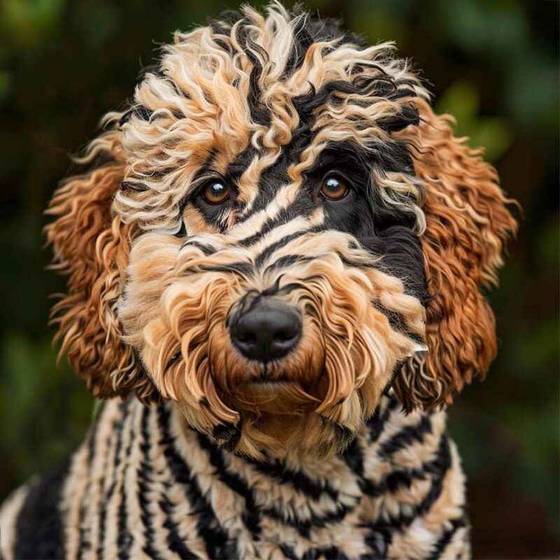 World’s First ZebraDoodle: Part Zebra and Poodle!